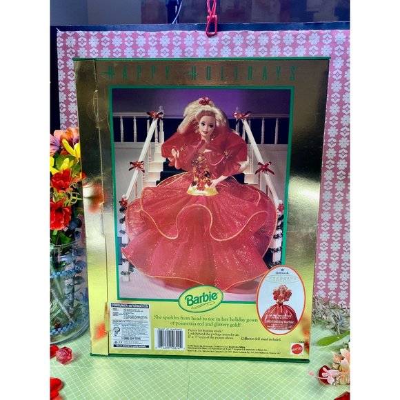 Barbie doll, Happy Holidays, Special Edition, NWOT (Unopened), so cute - Picture 9 of 11